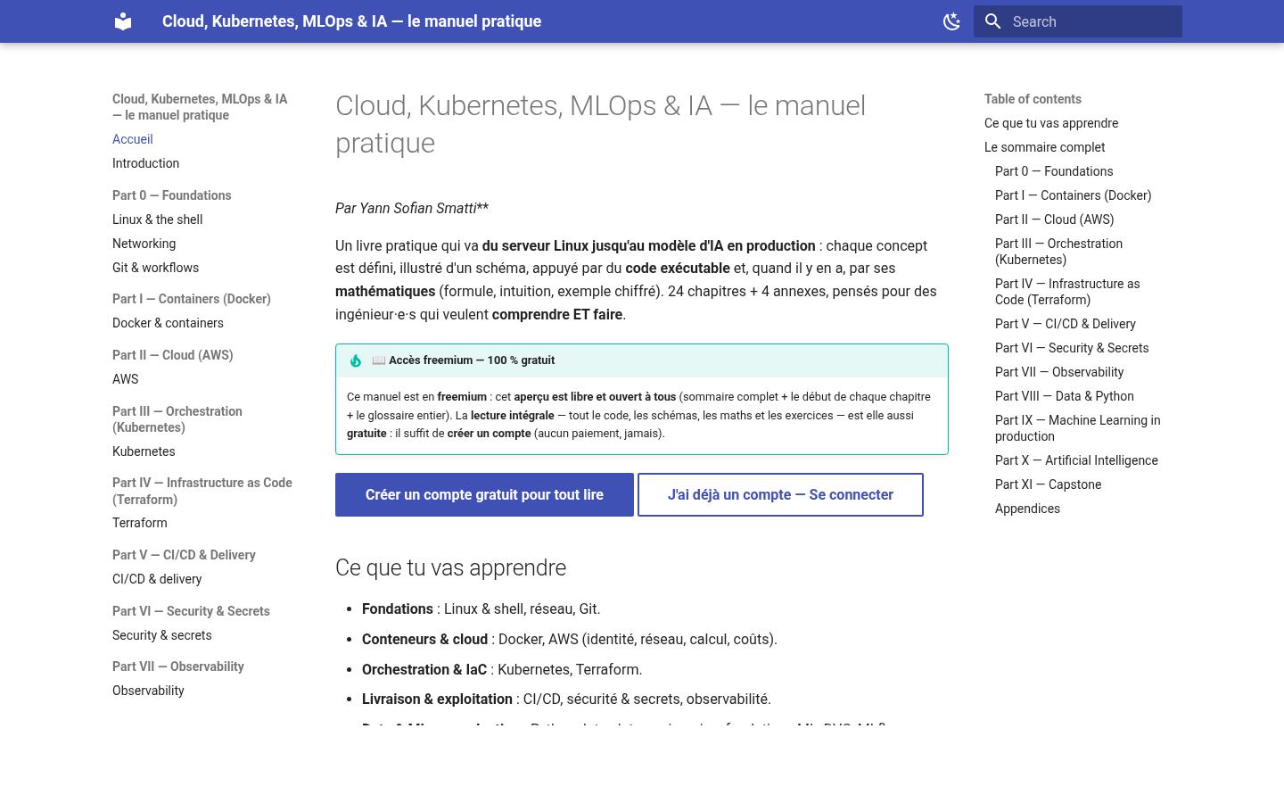 Handbook « Cloud, Kubernetes & MLOps in Practice »